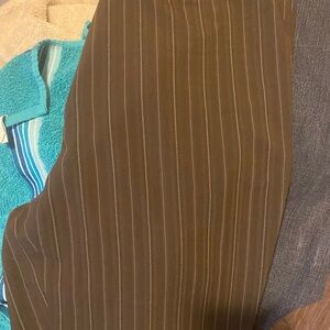 Pinstripe Brown Pants